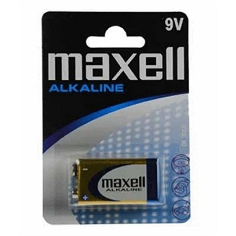 Maxell alkalna baterija 6LR61/9V Block, 1 komad