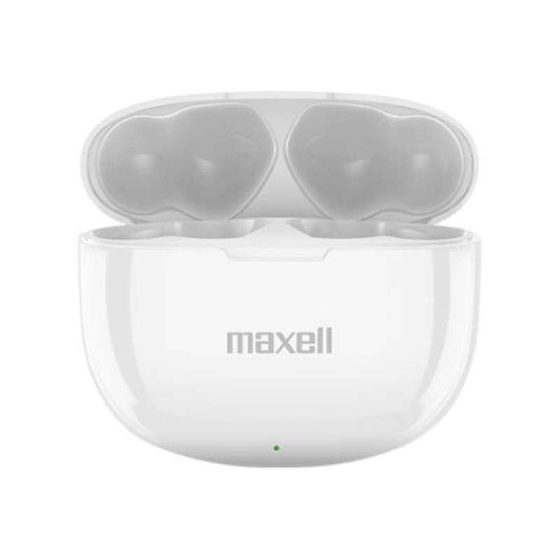 Maxell Dynamic+, bežične slušalice s mikrofonom, Bluetooth, TWS, bijele