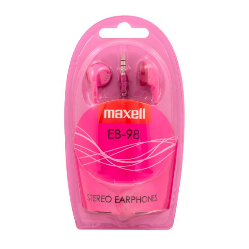Maxell EB-98, žičane slušalice, roze