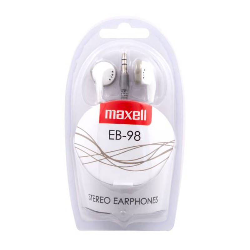 Maxell EB-98, žičane slušalice, bijele
