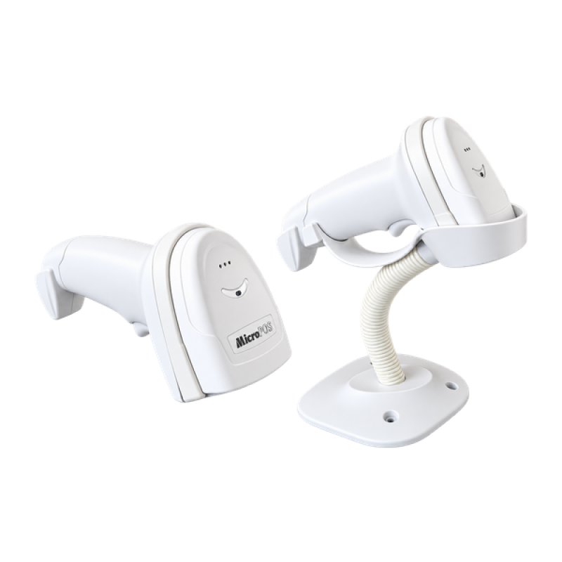 MicroPOS DS-2DCB, bar kod čitač, 1D, 2D, USB, bijeli