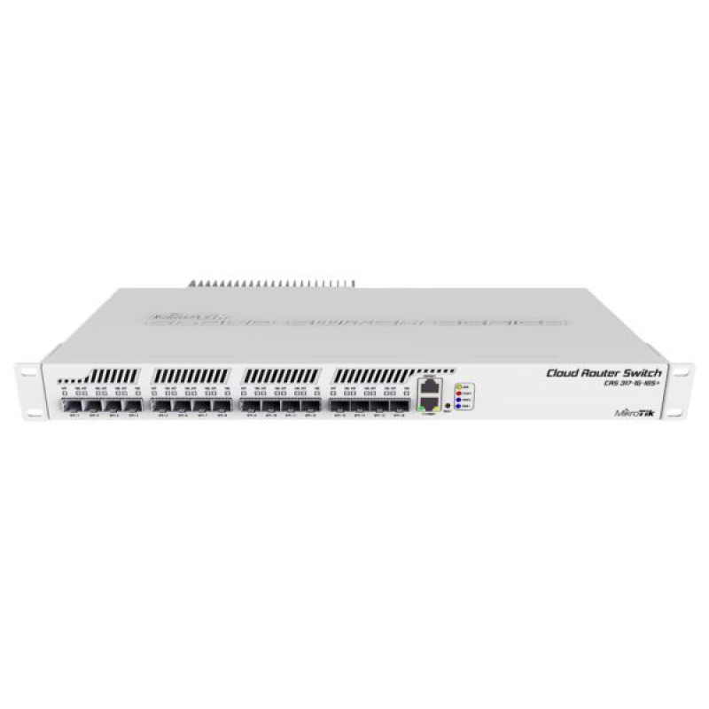 MikroTik CRS317-1G-16S+RM, upravljivi switch, 17-port, gigabit, rack