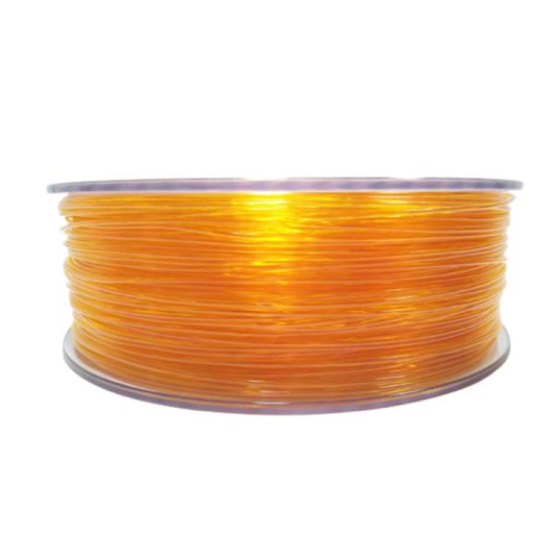 MRMS filament za 3D printer, PET-G, 1.75mm, 1kg, narančasti transparent