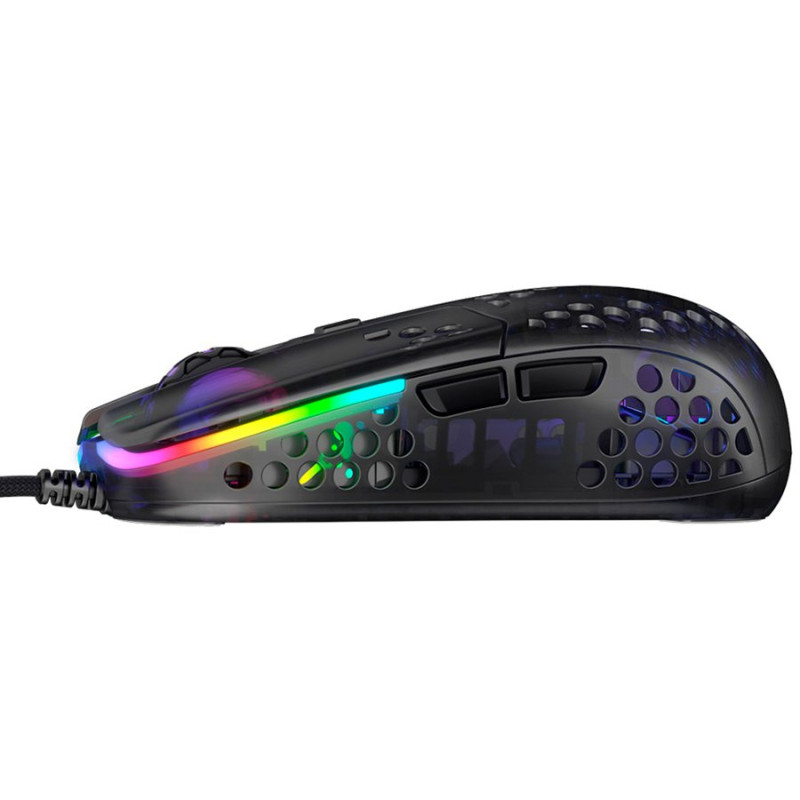 Xtrfy MZ1 RGB, žičani optički miš, gaming, crni