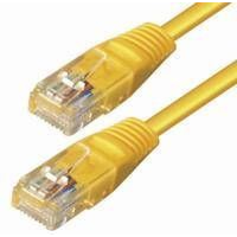NaviaTec Cat5e UTP Patch Cable 0,5m yellow
