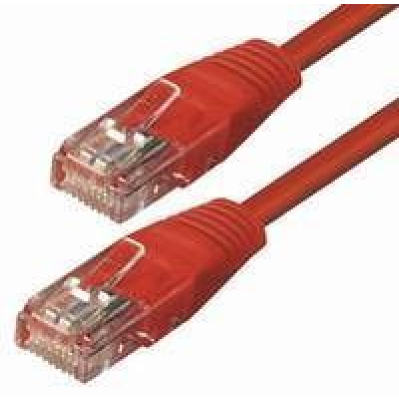 NaviaTec CAT5E-U044, Cat5e, UTP kabel, 20m, crveni