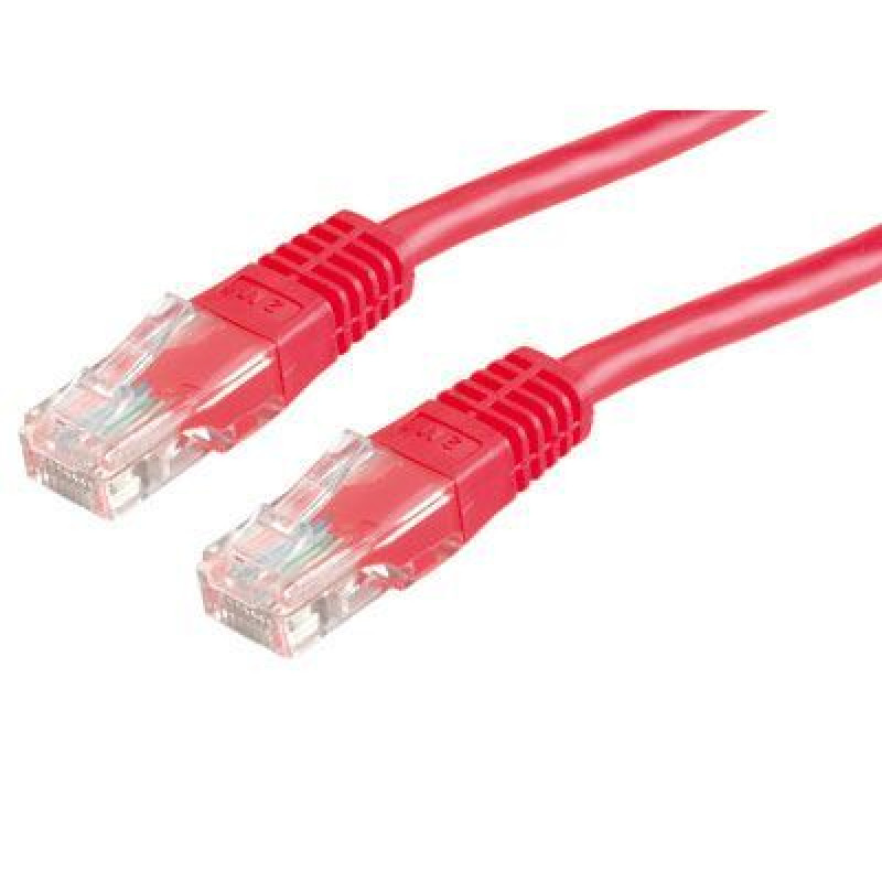 NaviaTec CAT6-U109, Cat6, UTP kabel, 0.5m, crveni