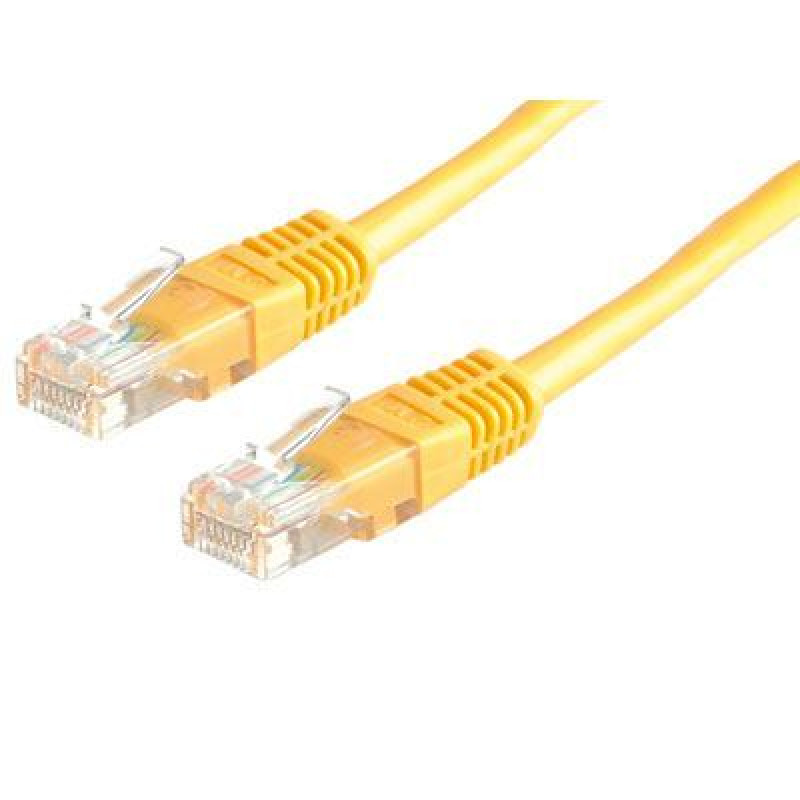 NaviaTec CAT6-U111, Cat6, UTP kabel, 0.5m, žuti
