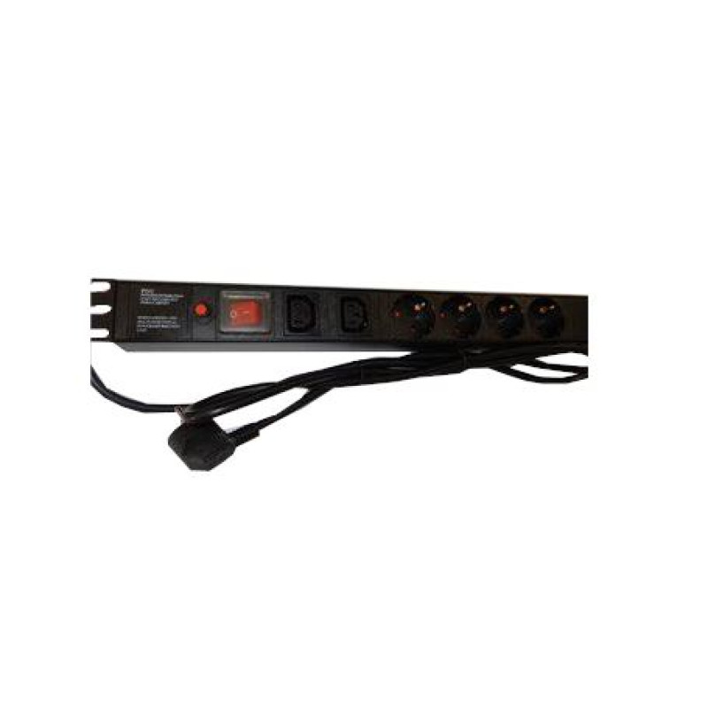 NaviaTec PDU (Power Distribution Unit) sa 5x Schuko 2x C13 priključaka, kabel Schuko, 19