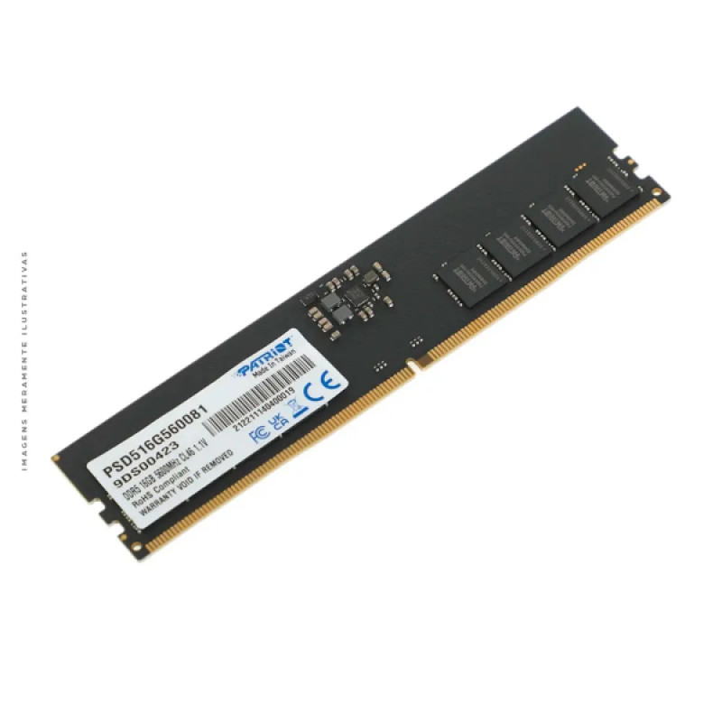 Patriot Signature Series, 16GB, 5600MHz, DDR5, CL46