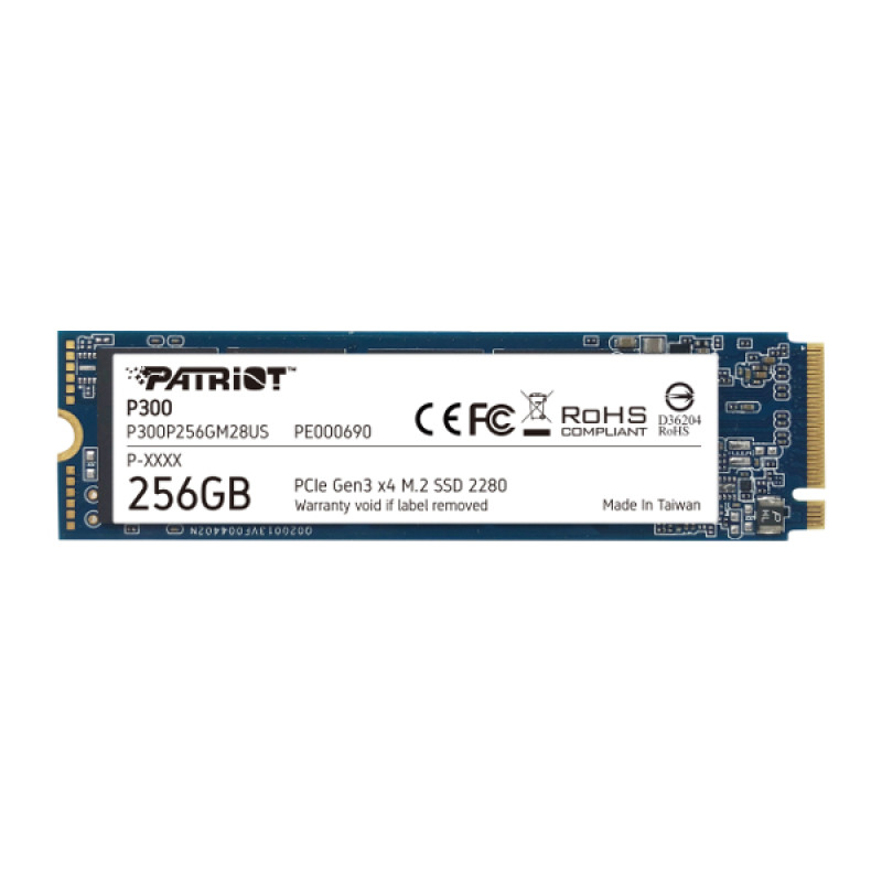Patriot SSD P300, 256GB, M.2 2280, NVMe