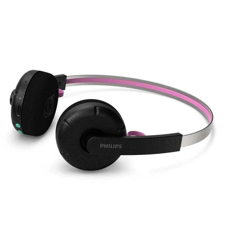 Philips Moving Sound Ringo Duo, bežične slušalice sa mikrofonom, BT, USB-C, crne
