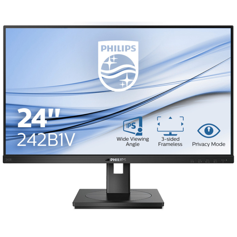 Philips 242B1V, LCD 24inch, IPS, FHD, DP, HDMI, DVI-D, VGA, 75Hz