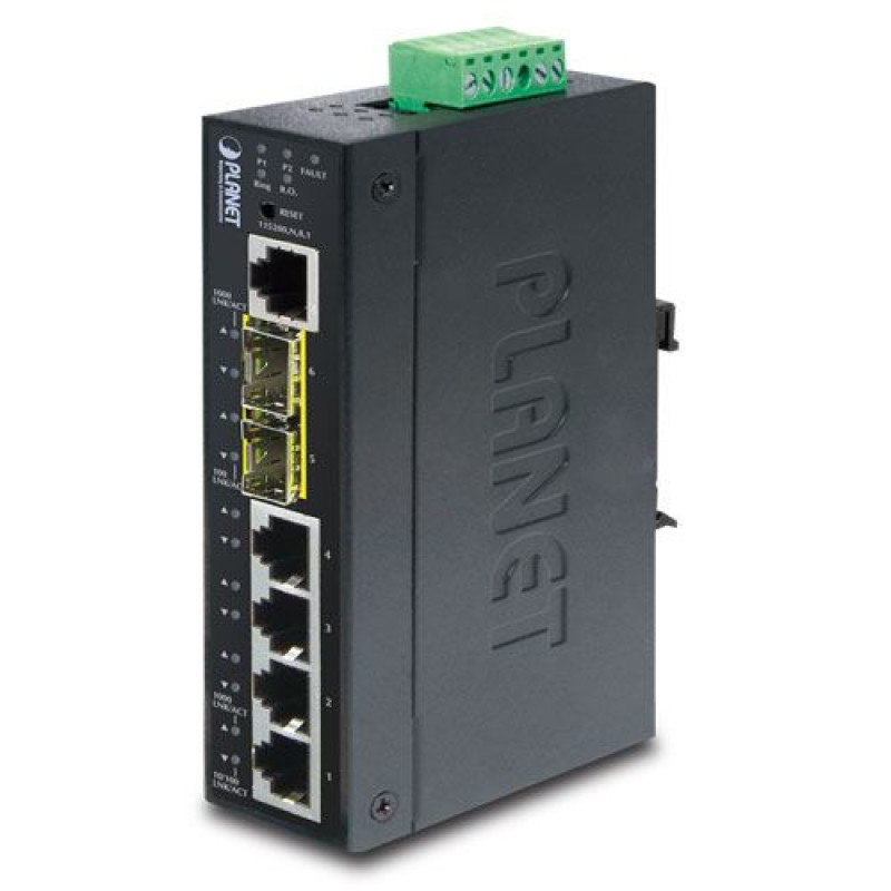 Planet Industrial IGS-5225-4T2S, upravljivi switch, L2, 4-Port, gigabit