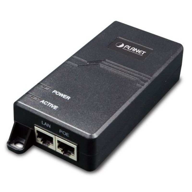 Planet POE-163, 802.3at High Power PoE Gigabit Ethernet Injector - 30W