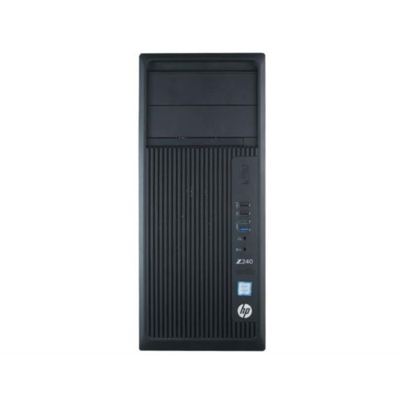 HP Z240 Tower Workstation, Intel Xeon E3-1225 v5, RAM 16GB, SSD 256GB, HDD 1TB, DOS - Refurbished 