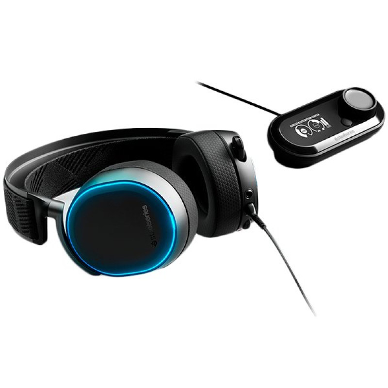 SteelSeries Arctis Pro + GameDAC, žičane slušalice s mikrofonom, 3.5mm, USB, crne