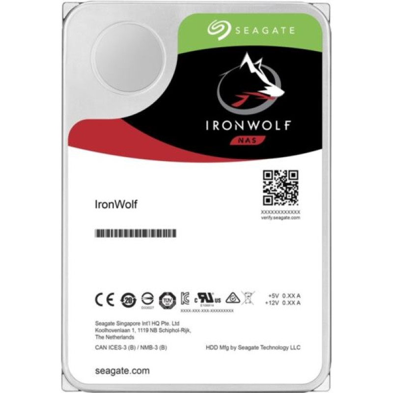 Seagate IronWolf, 8TB, 256MB, 3.5inch, 7200rpm
