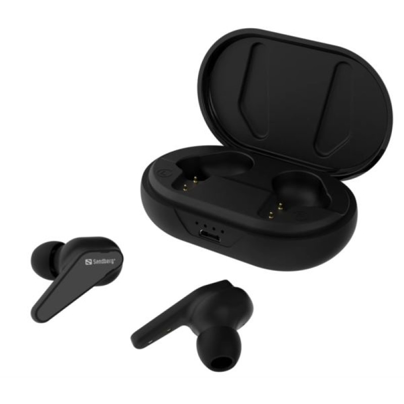 Sandberg Bluetooth Earbuds Touch Pro, bežične slušalice, crne