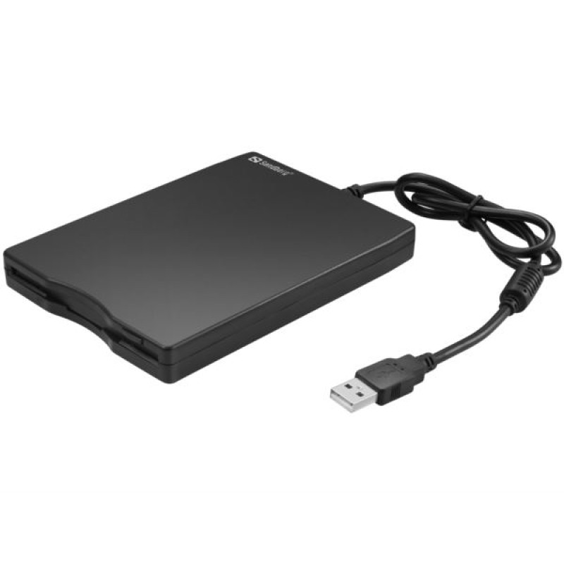 Sandberg USB / Floppy Drive, vanjski čitač za Floppy diskete, crni