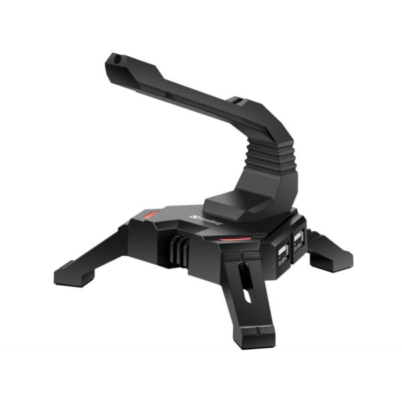 Sandberg 2in1 USB Hub Bungee, nosač za kablove, crni