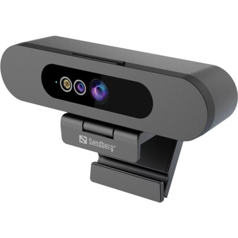 Sandberg Face Scan Webcam, web kamera, FHD, 1080p, USB-C