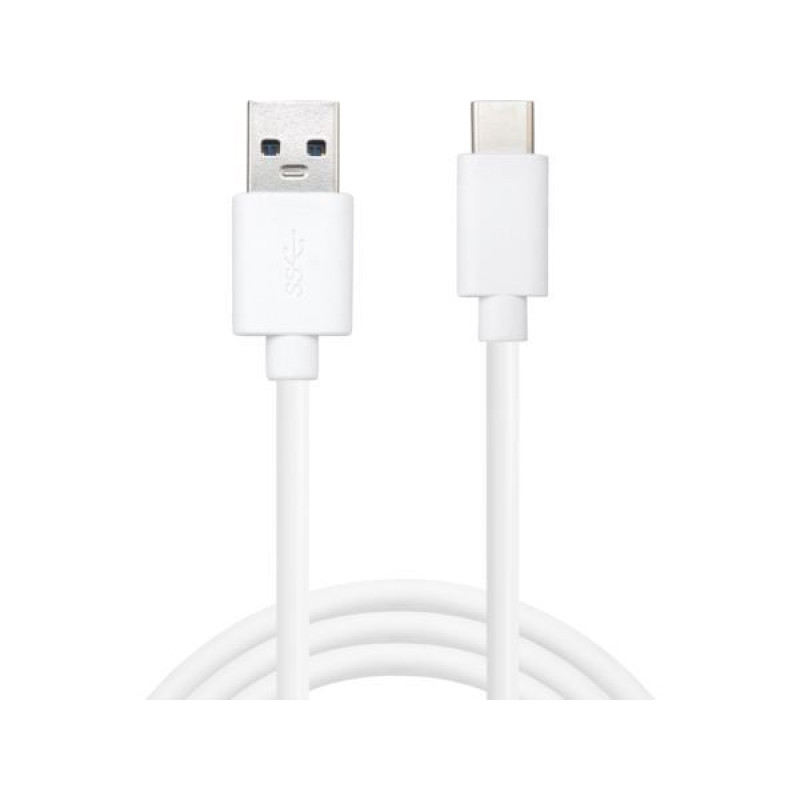Sandberg USB-C / USB-A kabel, 2m, bijeli