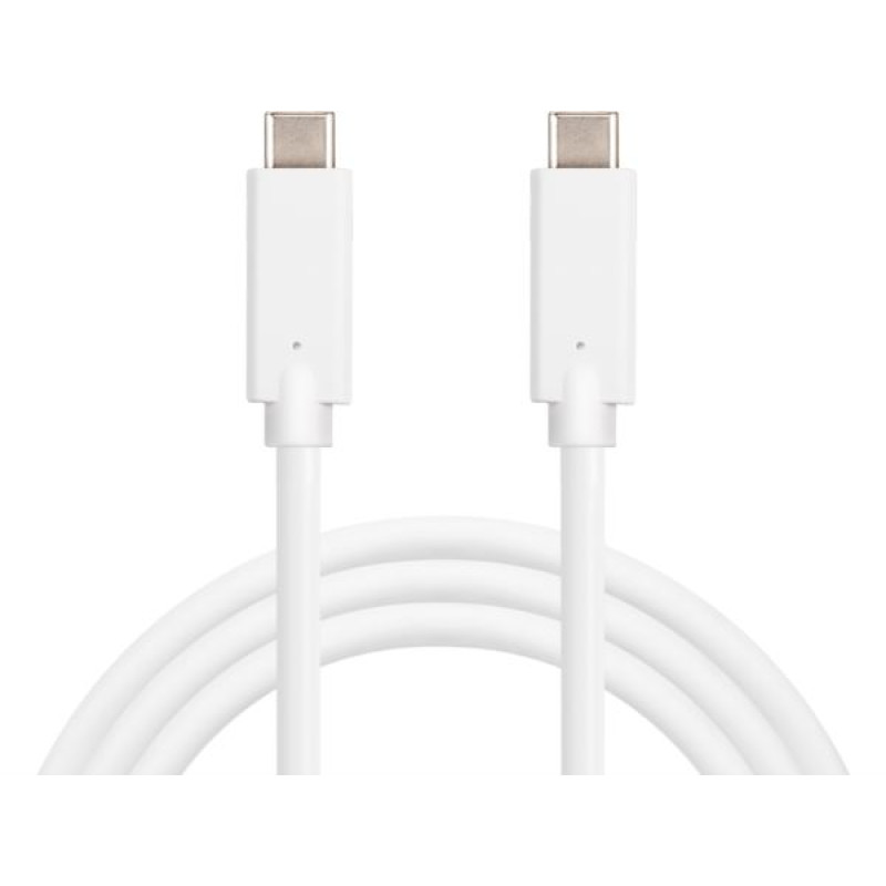 Sandberg USB-C / USB-C kabel, 1m, 100W, bijeli