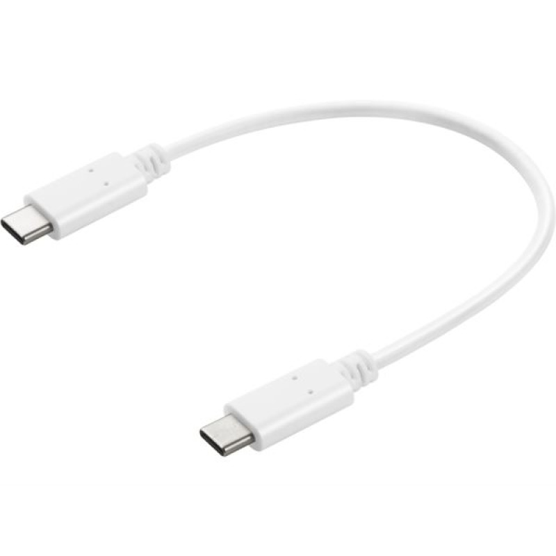 Sandberg USB-C / USB-C kabel, 0.2m, bijeli
