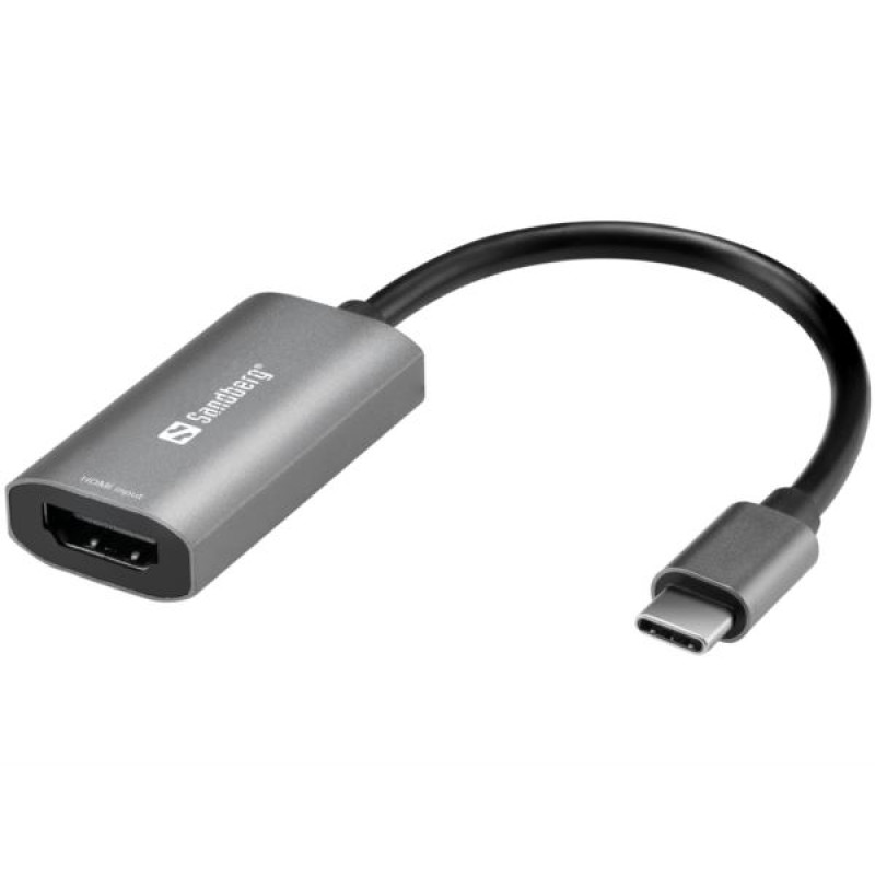 Sandberg HDMI Capture Link / USB-C, srebrni