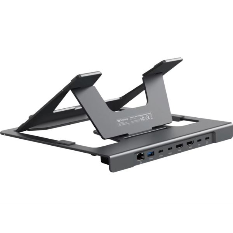 Sandberg USB-C 8in1 Laptop Stand Dock, docking stanica sa stalkom za laptop