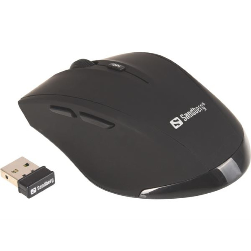 Sandberg Wireless Mouse Pro, bežični optički miš, crni