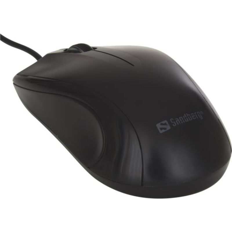 Sandberg 631-01, žičani optički miš, crni