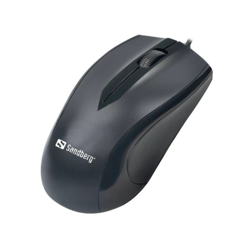 Sandberg 631-04, žičani miš, USB-C, crni