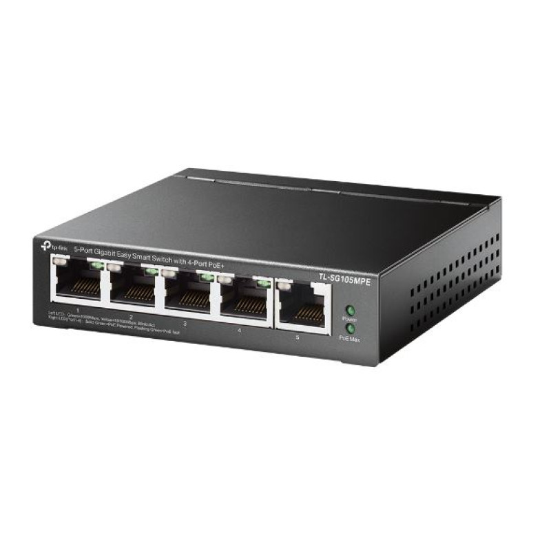 TP-Link TL-SG105MPE, upravljivi switch, 5-Port, gigabit, PoE