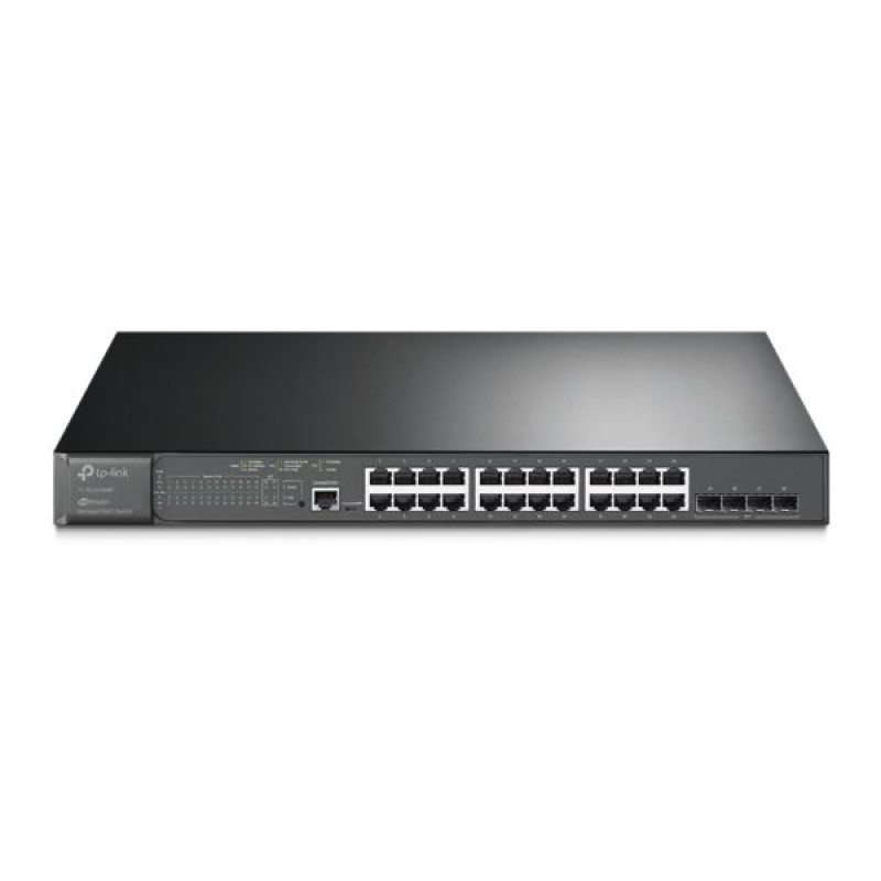 TP-Link JetStream, TL-SG3428MP, 28-port gigabit switch, upravljiv, Poe, SFP