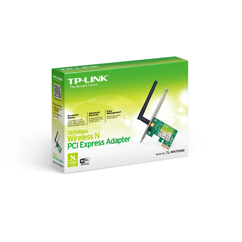 TP-Link TL-WN781ND, WLAN PCIe mrežna kartica, 150MBs
