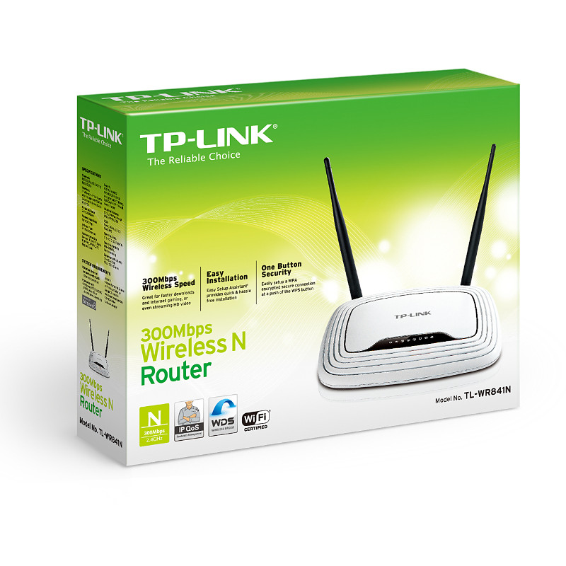 TP-Link TL-WR841N, WLAN router, 4-port