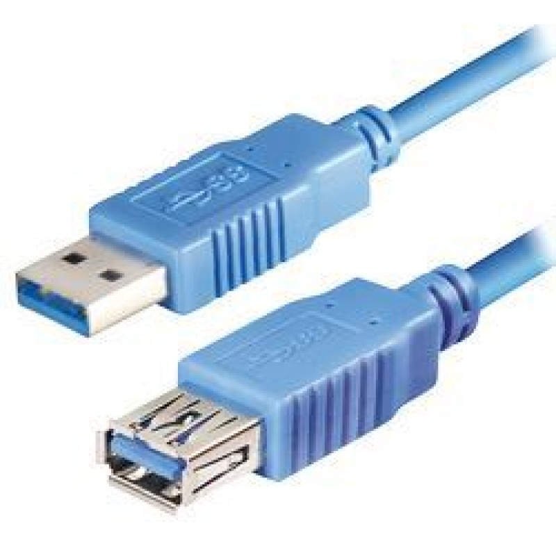 Transmedia C138-1KL, USB 3.0 produžni kabel, 1m, plavi