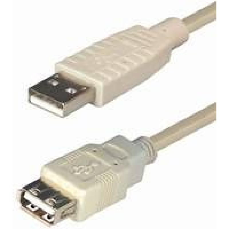 Transmedia C140-2KHL, USB 2.0 produžni kabel, 2m, bijeli
