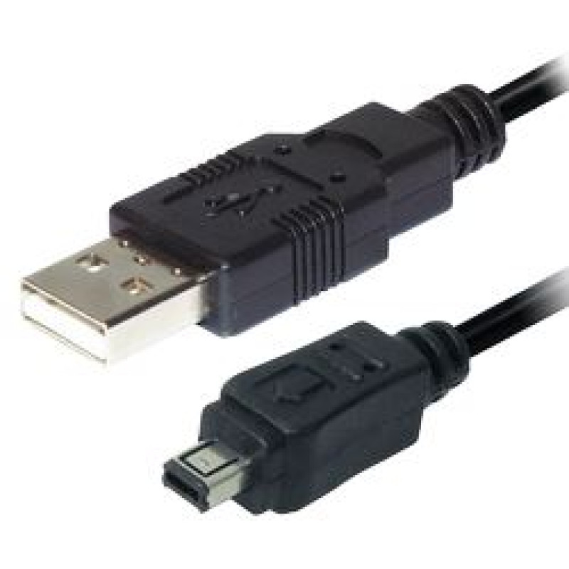 Transmedia C158-KML, USB-A / mini USB kabel, 2m, crni