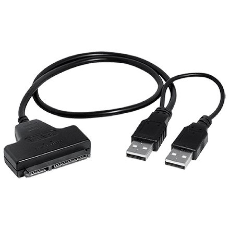 Transmedia C176-AL, SATA HDD adapter / USB 2.0 adapter, crni