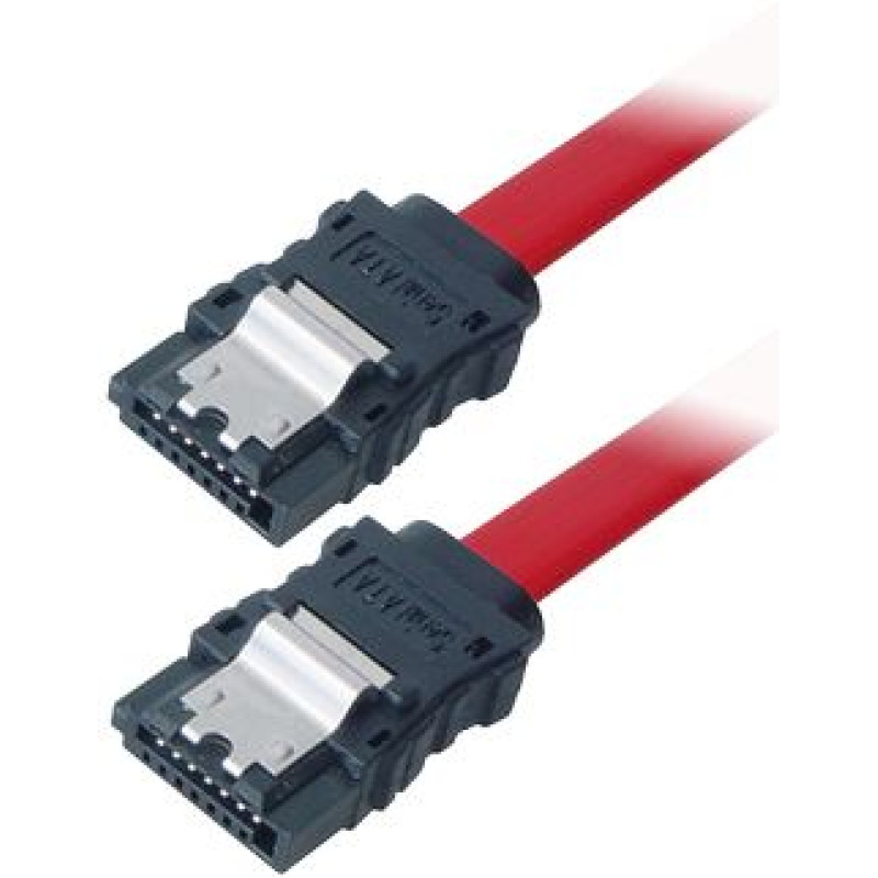 Transmedia C178-WL, SATA kabel, 1m, crveni