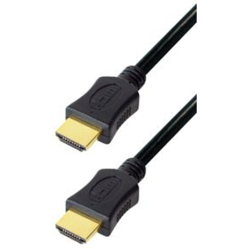 Transmedia HDMI kabel, 0.5m, 4K, crni