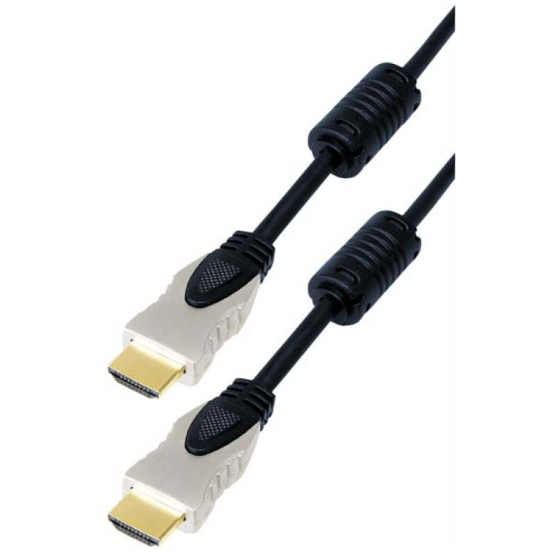 Transmedia C210-1MGS, HDMI kabel, 1m, crni