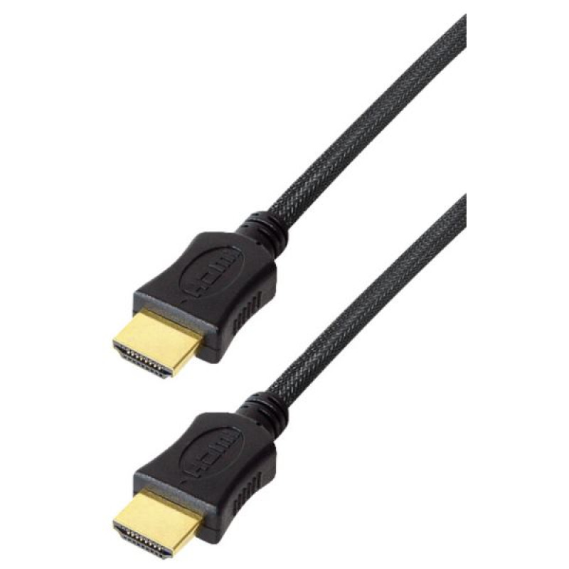 Transmedia HDMI kabel, 2m, 4K, crni