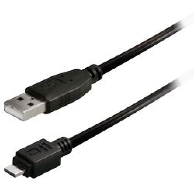 Transmedia C251-0,2L, USB-A / micro USB kabel, 0.2m, crni