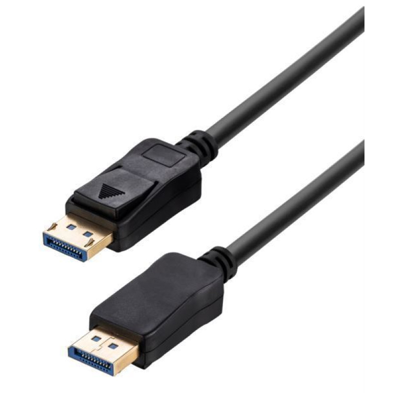 Transmedia C302-2L, Display Port kabel, 2m, crni