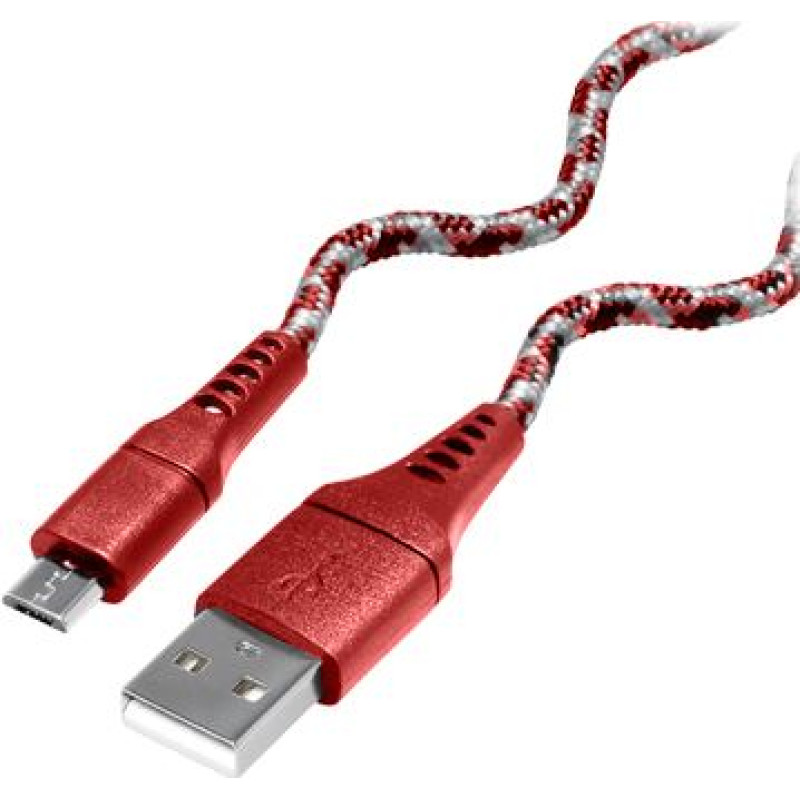 Transmedia C526-1R, USB-A / Micro USB kabel, 1m, crveni