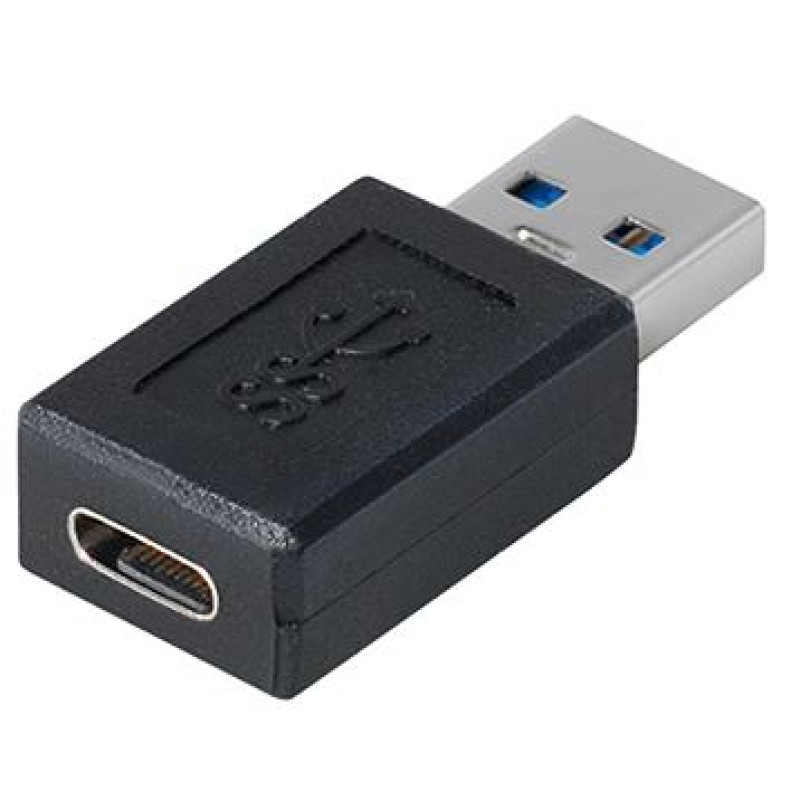 Transmedia USB Type-C / USB 3.0 adpater, crni